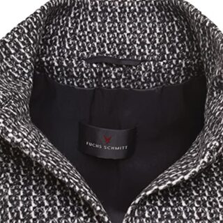 Fuchs & Schmitt Wollmantel Damen, Schwarz