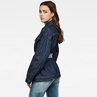 G-STAR RAW 3301 Jacket Jeansjacke Damen, Blau