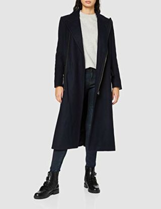 G-STAR RAW Captain Wollmantel Damen, Blau