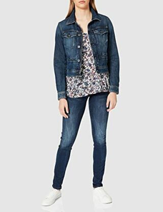 G-STAR RAW D-STAQ S Jeansjacke Damen, Blau