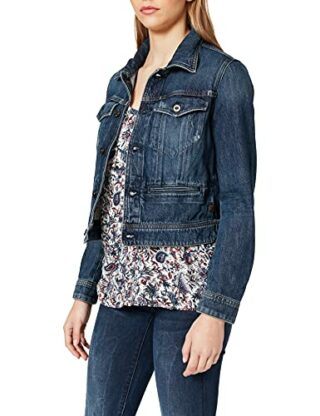 G-STAR RAW D-STAQ S Jeansjacke Damen, Blau