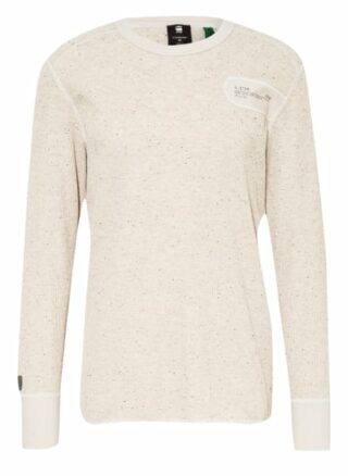 G-Star Raw Longsleeve Herren, Weiß