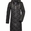 G.I.G.A. DX Windig WMN Quilted CT Steppmantel Damen, Schwarz