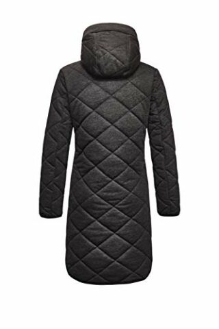 G.I.G.A. DX Windig WMN Quilted CT Steppmantel Damen, Schwarz