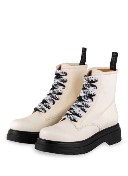 GIO+ Regina Schnürboots Damen, Weiß GIO+ Regina Schnürboots Damen, Weiß