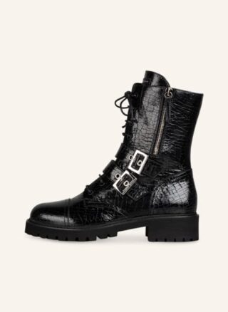 GIUSEPPE ZANOTTI DESIGN Boots Combat Biker Boots Damen, Schwarz