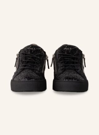 GIUSEPPE ZANOTTI DESIGN Glitter Sneaker Herren, Schwarz