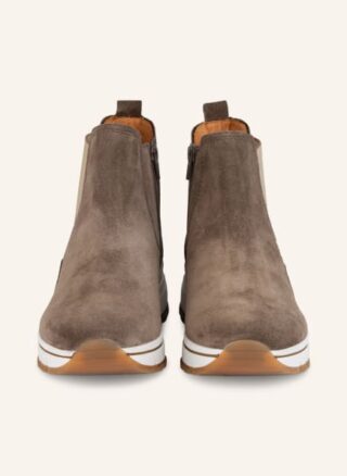 Gabor Chelsea Boots Damen, Grün
