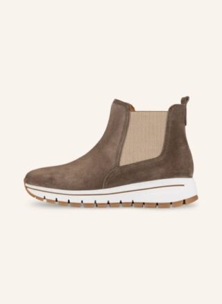Gabor Chelsea Boots Damen, Grün