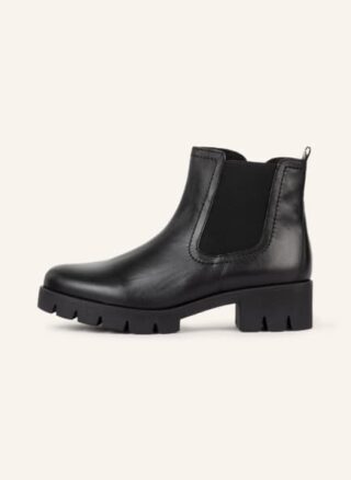 Gabor Chelsea Boots Damen, Schwarz