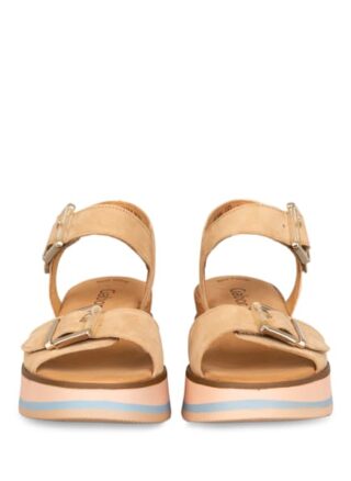 Gabor Plateau-Sandalen Damen, Braun