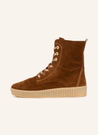 Gabor Schnürboots Damen, Braun