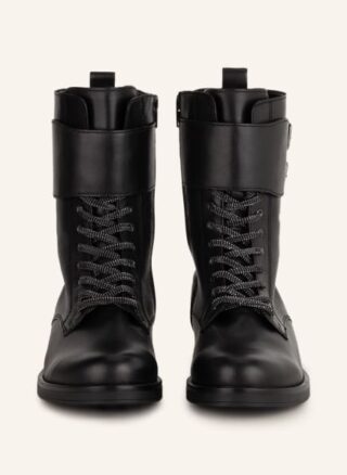 Gabor Schnürboots Damen, Schwarz