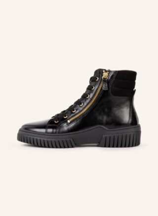 Gabor Schnürboots Damen, Schwarz