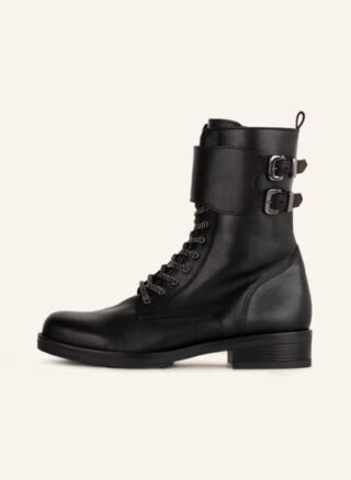 Gabor Schnürboots Damen, Schwarz