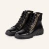 Gabor Schnürboots Damen, Schwarz