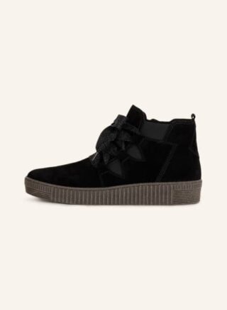 Gabor Schnürstiefeletten Damen, Schwarz