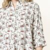 Ganni Bluse Damen, Weiß