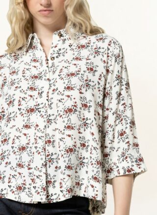 Ganni Bluse Damen, Weiß