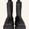 Ganni Chelsea Boots Damen, Schwarz