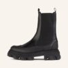 Ganni Chelsea Boots Damen, Schwarz
