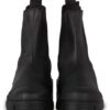 Ganni Gummi-Boots Damen, Schwarz