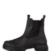 Ganni Gummi-Boots Damen, Schwarz