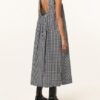 Ganni Hängerkleid Damen, Schwarz