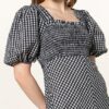 Ganni Hängerkleid Damen, Schwarz