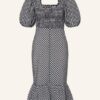 Ganni Hängerkleid Damen, Schwarz
