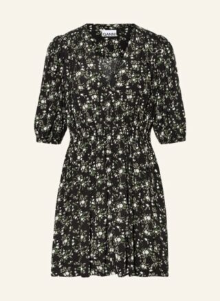 Ganni Hängerkleid Damen, Schwarz