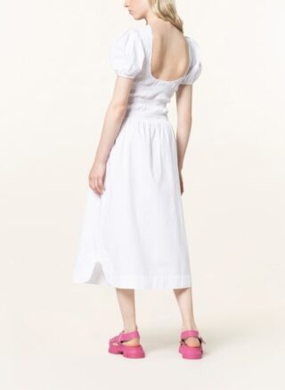 Ganni Hängerkleid Damen, Weiß
