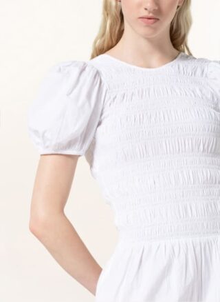 Ganni Hängerkleid Damen, Weiß