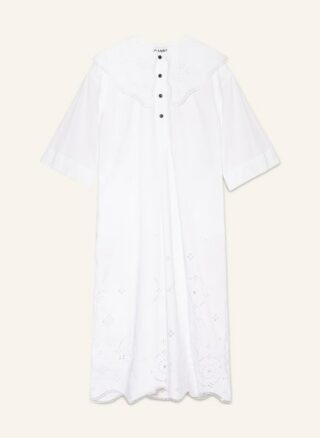 Ganni Hängerkleid Damen, Weiß