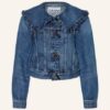 Ganni Jeansjacke Damen, Blau