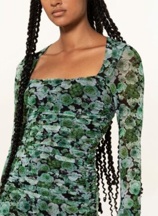 Ganni Maxikleid Damen, Grün
