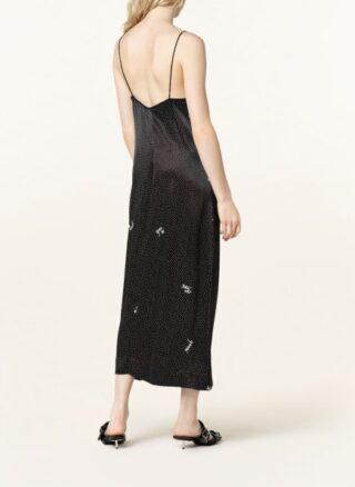 Ganni Maxikleid Damen, Schwarz