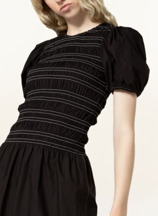 Ganni Maxikleid Damen, Schwarz