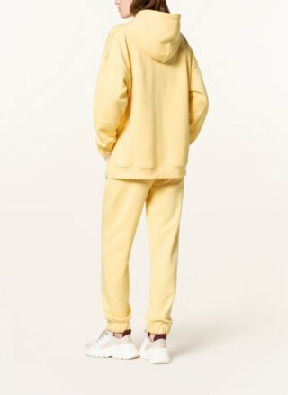 Ganni Oversized-Hoodie Damen, Gelb