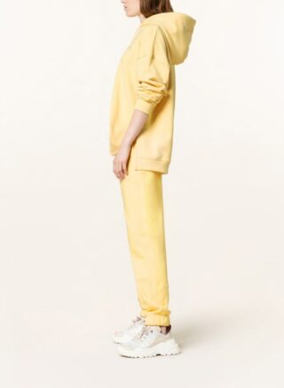 Ganni Oversized-Hoodie Damen, Gelb