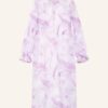 Ganni Plisseekleid Damen, Lila