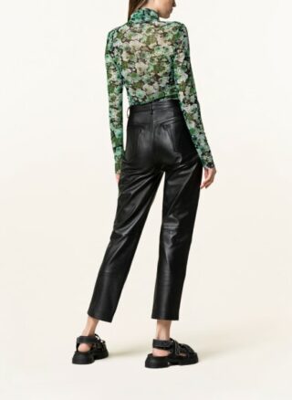 Ganni Rollkragenshirt Damen, Grün