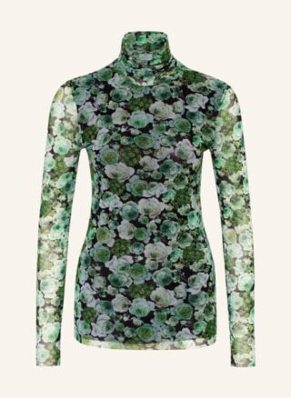 Ganni Rollkragenshirt Damen, Grün