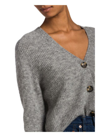 Ganni Strickjacke Damen, Grau