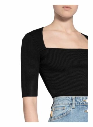 Ganni Strickshirt Damen, Schwarz
