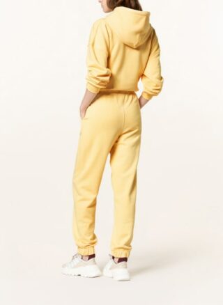 Ganni Sweatpants Damen, Gelb