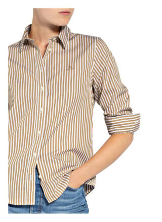 Gant Hemdbluse Damen, Braun