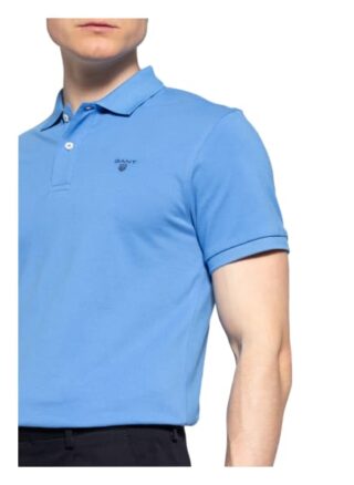 Gant Pique-Poloshirt Herren, Blau