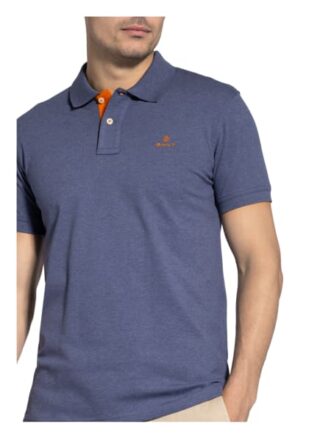 Gant Pique-Poloshirt Herren, Blau