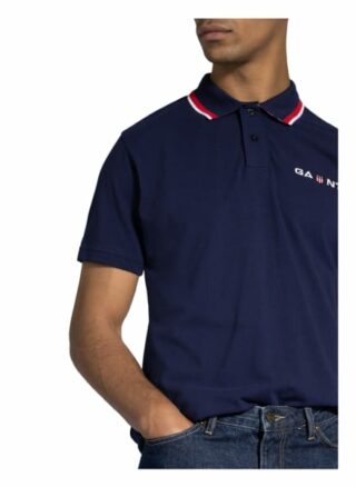 Gant Pique-Poloshirt Herren, Blau